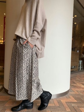 「BEARDSLEY（ビアズリー）のアイテム（アクセサリー）」を使った、rinonさん（レディース・163cm）の秋コーディネート