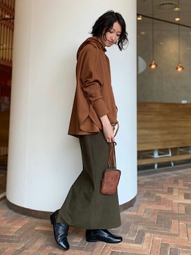 rinonさん（レディース・163cm）の秋コーディネート