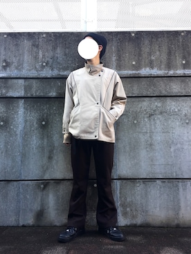 「LONDONFOG（ロンドンフォグ）のアイテム（ブルゾン）」を使った、tomさん（メンズ・170cm）の春コーディネート