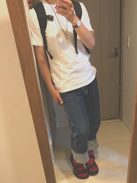 そうさん（メンズ・182cm）の春コーディネート