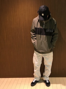 「パーティースタイル」｜「アイテム（ブルゾン）」を使った、Kenichiさん（メンズ・177cm）の冬コーディネート