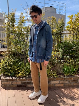 Kenichiさん（メンズ・177cm）の春コーディネート