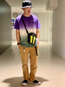 Avirex アヴィレックスのメンズコーディネート Zozotown カラー パープル 紫色系