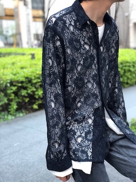 「ink（インク）のアイテム（パンツ）」を使った、haya さん（メンズ・185cm）の春コーディネート