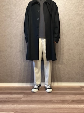 「CASPER JOHN AIVER（キャスパージョンアイバー）のアイテム（ジャケット/アウター）」を使った、きゅうさん（メンズ・169cm）の冬コーディネート