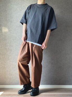 「RAGEBLUE（レイジブルー）のシリコンテンジクロングタンク/873711（タンクトップ）」を使った、きゅうさん（メンズ・169cm）の春コーディネート