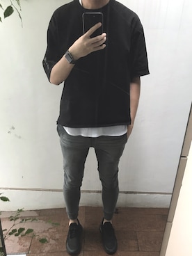 「JOKER（ジョーカー）のアイテム（パンツ）」を使った、アキさん（メンズ・183cm）の夏コーディネート