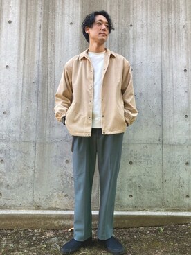 「CPCM」｜「アイテム（ブルゾン）」を使った、SHINJI OMINOさん（メンズ・182cm）の冬コーディネート