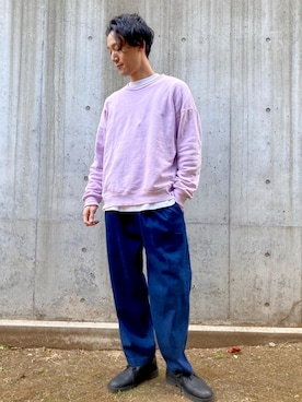 「CPCM」｜「アイテム（ブーツ）」を使った、SHINJI OMINOさん（メンズ・182cm）の冬コーディネート