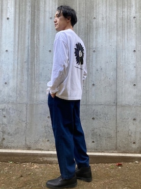「CPCM」｜「アイテム（ブーツ）」を使った、SHINJI OMINOさん（メンズ・182cm）の冬コーディネート