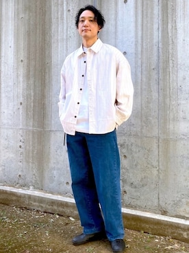 「CPCM」｜SHINJI OMINOさん（メンズ・182cm）の春コーディネート