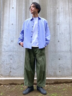 「CPCM」｜SHINJI OMINOさん（メンズ・182cm）の春コーディネート