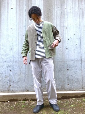「CPCM」｜「アイテム（ブルゾン）」を使った、SHINJI OMINOさん（メンズ・182cm）の春コーディネート