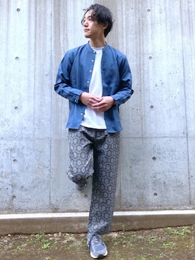 「CPCM」｜SHINJI OMINOさん（メンズ・182cm）の春コーディネート