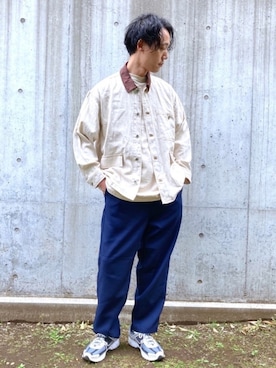 「CPCM」｜「アイテム（ブルゾン）」を使った、SHINJI OMINOさん（メンズ・182cm）の春コーディネート