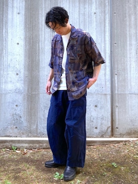 「CPCM」｜「アイテム（ローファー）」を使った、SHINJI OMINOさん（メンズ・182cm）の春コーディネート