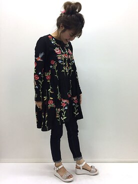 ORientalTRafficプレスさん（レディース・159cm）の夏コーディネート