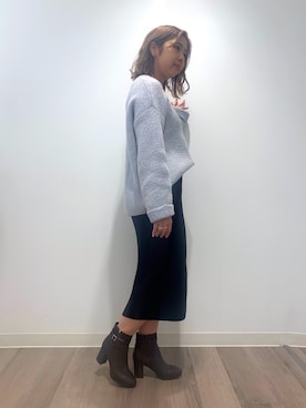 ORientalTRafficプレスさん（レディース・159cm）の冬コーディネート