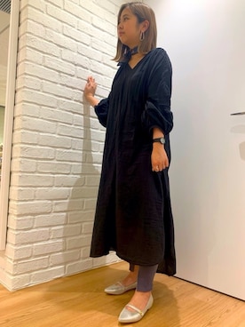 「リブレギンス」｜ORientalTRafficプレスさん（レディース・159cm）の冬コーディネート