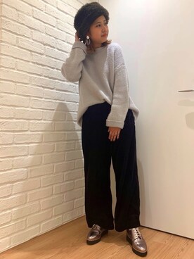 「アイテム（ドレスシューズ、その他）」を使った、ORientalTRafficプレスさん（レディース・159cm）の冬コーディネート