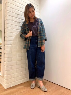 「2111」｜ORientalTRafficプレスさん（レディース・159cm）の冬コーディネート