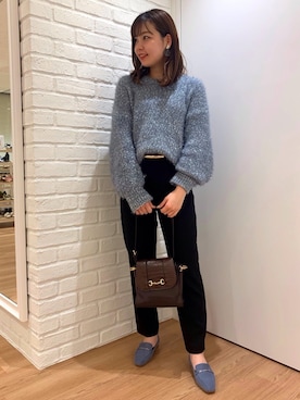 「WA ORiental TRaffic（ダブルエーオリエンタルトラフィック）の★ビットスクエアローファー★2114（ローファー）」を使った、ORientalTRafficプレスさん（レディース・159cm）の春コーディネート