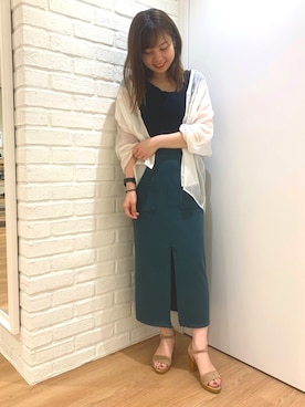 「CONSCIOUS DAY（コンシャスデイ）のアイテム」を使った、ORientalTRafficプレスさん（レディース・159cm）の春コーディネート