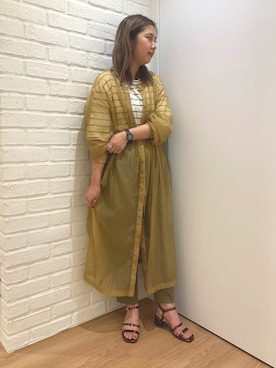 「べっ甲」｜ORientalTRafficプレスさん（レディース・159cm）の春コーディネート