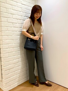 「CONSCIOUS DAY（コンシャスデイ）のアイテム」を使った、ORientalTRafficプレスさん（レディース・159cm）の秋コーディネート