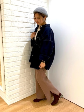 「CONSCIOUS DAY（コンシャスデイ）のアイテム」を使った、ORientalTRafficプレスさん（レディース・159cm）の秋コーディネート