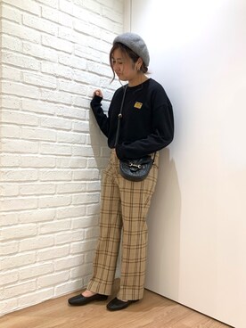 「CONSCIOUS DAY（コンシャスデイ）のアイテム」を使った、ORientalTRafficプレスさん（レディース・159cm）の秋コーディネート