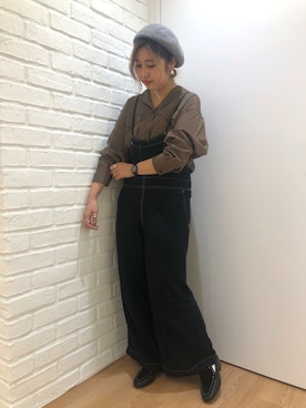 ORientalTRafficプレスさん（レディース・159cm）の秋コーディネート