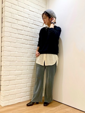 「1415」｜ORientalTRafficプレスさん（レディース・159cm）の冬コーディネート