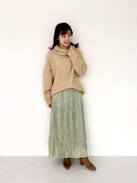 ORientalTRafficプレスさん(レディース・159cm)の冬コーディネート