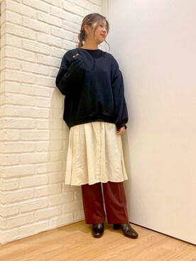 「1403」｜ORientalTRafficプレスさん（レディース・159cm）の冬コーディネート