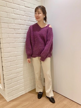 「mystic」｜ORientalTRafficプレスさん（レディース・161cm）の冬コーディネート