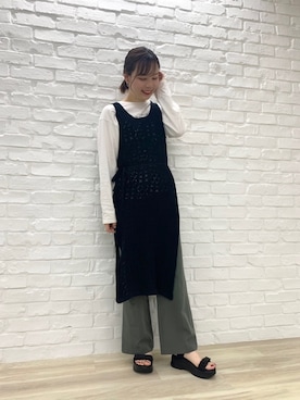 「CONSCIOUS DAY（コンシャスデイ）のアイテム」を使った、ORientalTRafficプレスさん（レディース・159cm）の夏コーディネート