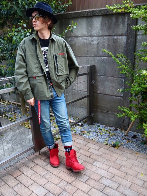 渡辺大貴 Timberlandのブーツを使ったコーディネート Wear