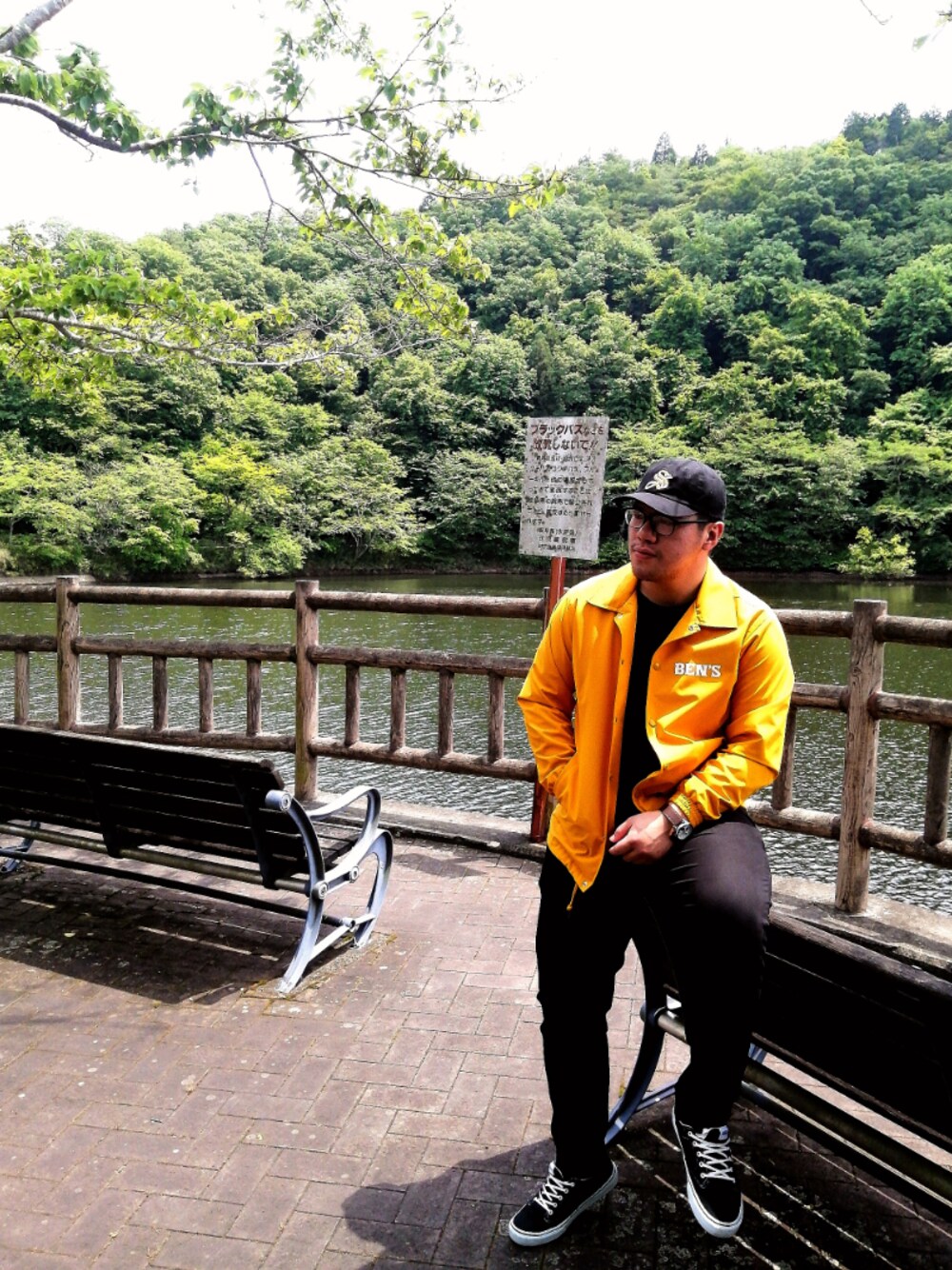 「BEN DAVIS、stussy、summer、VANS、park、VINTAGE、street、streetstyle」｜「BEN DAVISのBEN DAVIS ベンデイビス TC TWILL COACH JKT コーチジャケット（2カラー）（ナイロンジャケット、その他）」を使った、beast2600🇵🇭さん（メンズ・172cm）の夏コーディネートの1枚目の写真