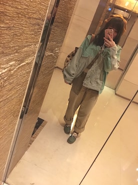 「TOBILA（トビラ）のアイテム（つなぎ/オールインワン）」を使った、weirdoさん（レディース・154cm）の冬コーディネート