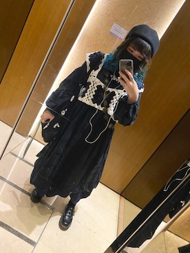 「BEAMS BOY（ビームスボーイ）のアイテム（シャツワンピース）」を使った、weirdoさん（レディース・154cm）の春コーディネート
