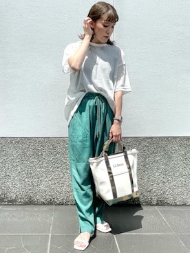 fujiwara_kさん（レディース・148cm）の夏コーディネート