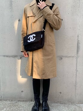 「JW Anderson（ジェイダブリューアンダーソン）のアイテム（アクセサリー）」を使った、쇼타さん（メンズ・178cm）の冬コーディネート