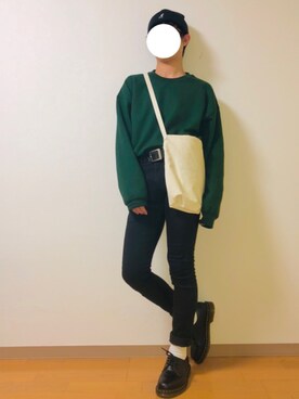 「KANGOL（カンゴール）のアイテム（ニットキャップ/ビーニー）」を使った、せいやさん（メンズ・168cm）の秋コーディネート