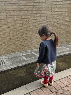 「PETIT BATEAU（プチバトー）のアイテム（ジャケット/アウター）」を使った、the_sugarsさん（キッズ・90cm）の春コーディネート