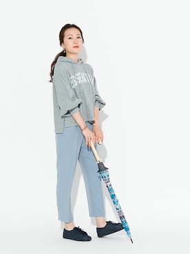 「アーバンリサーチ」｜「アイテム（レインシューズ）」を使った、ameme URBAN RESEARCHさん（レディース・163cm）の秋コーディネート
