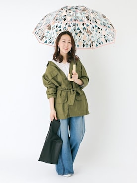 「アーバンリサーチ」｜「アイテム（ミリタリージャケット）」を使った、ameme URBAN RESEARCHさん（レディース・162cm）の冬コーディネート