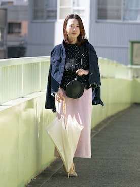 「ameme（アメメ）のアイテム」を使った、ameme URBAN RESEARCHさん（レディース・163cm）の冬コーディネート