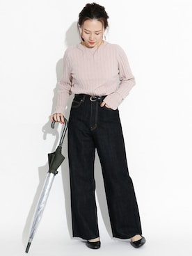 「HUNTER（ハンター）のアイテム」を使った、ameme URBAN RESEARCHさん（レディース・163cm）の冬コーディネート