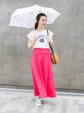 「Flea Store Vegetal(フリーストアベジタル)のアイテム」を使った、ameme URBAN RESEARCHさん(レディース・163cm)の春コーディネート